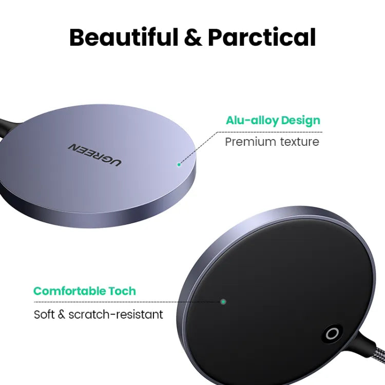 UGREEN Magnetic Wireless Charger For iPhone 12 13 Series Phone Charger Magnet Induction Charger For iPhone Wireless Charging Pad