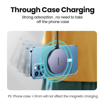 UGREEN Magnetic Wireless Charger For iPhone 12 13 Series Phone Charger Magnet Induction Charger For iPhone Wireless Charging Pad