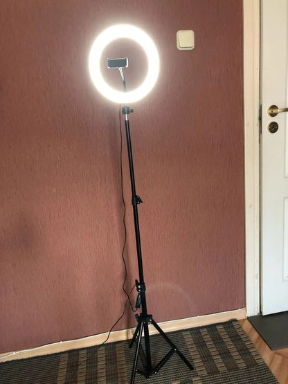 "26cm" With "7 Feet" Modern Ring Light For Selfies TikTok And Videos