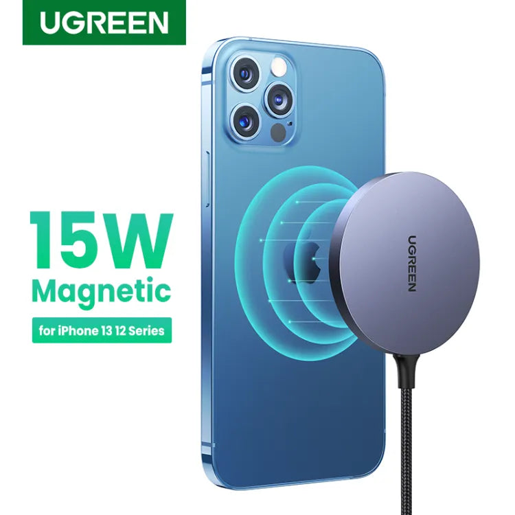 UGREEN Magnetic Wireless Charger For iPhone 12 13 Series Phone Charger Magnet Induction Charger For iPhone Wireless Charging Pad